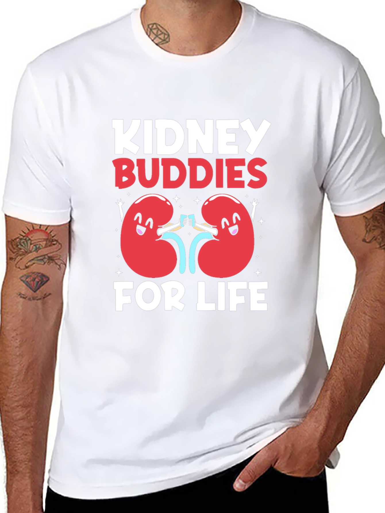 Kidney Buddies For Life Graphic T-Shirt