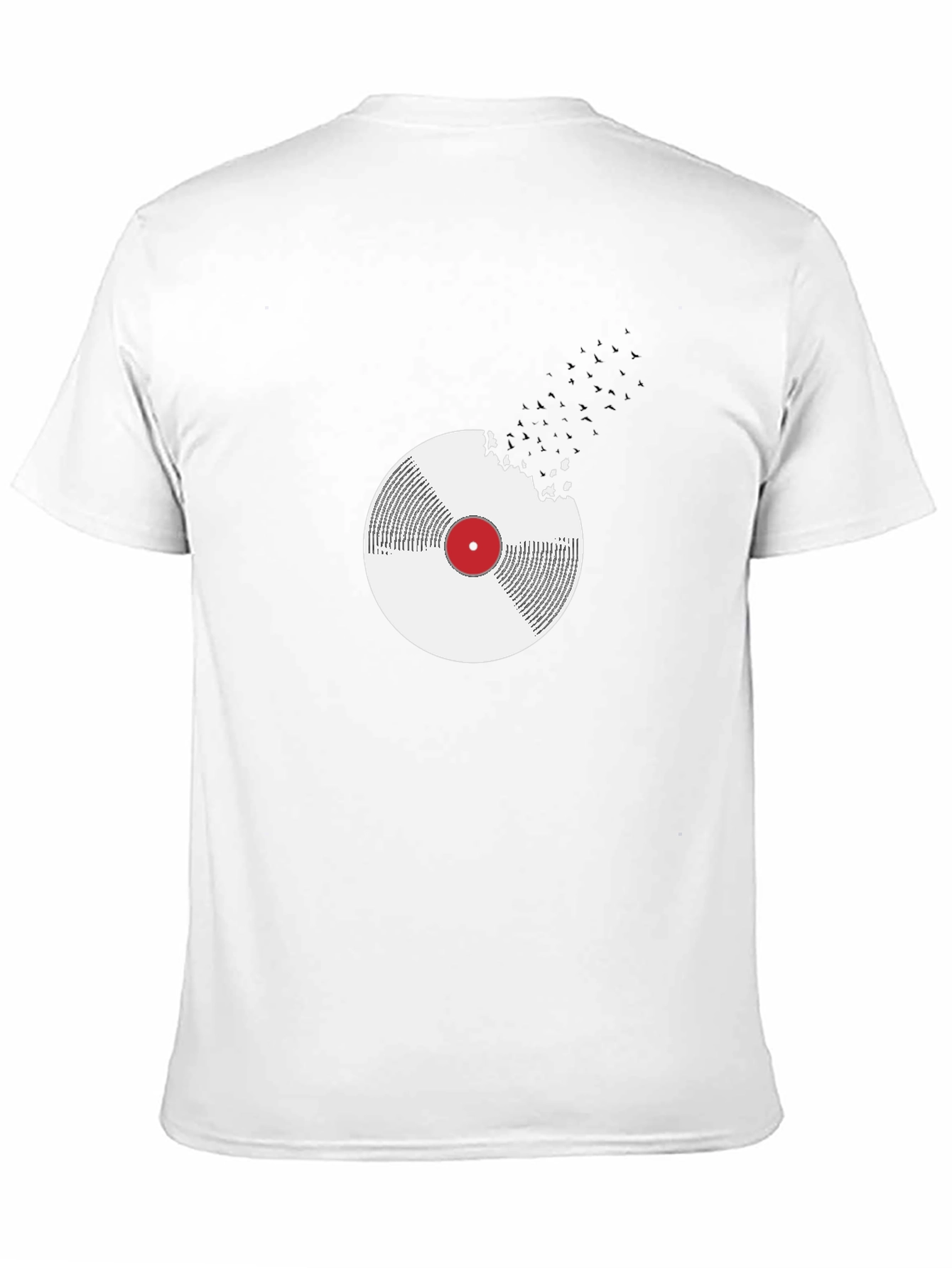Vinyl Record Transformation Graphic Tee