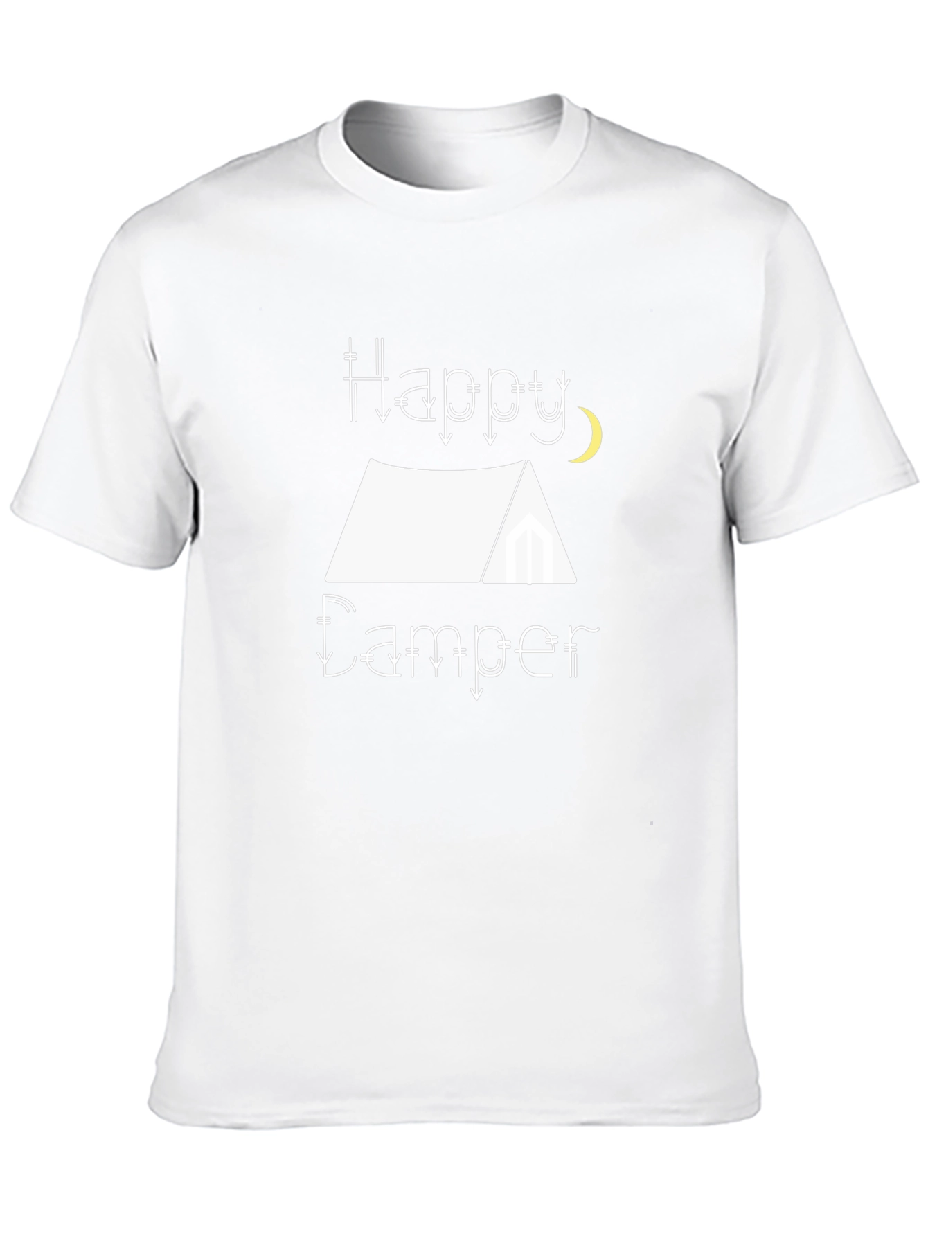 Happy Camper Graphic Tee - Camping Adventure