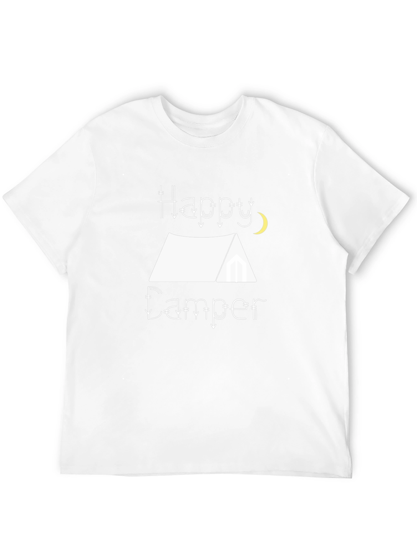 Happy Camper Graphic Tee - Camping Adventure