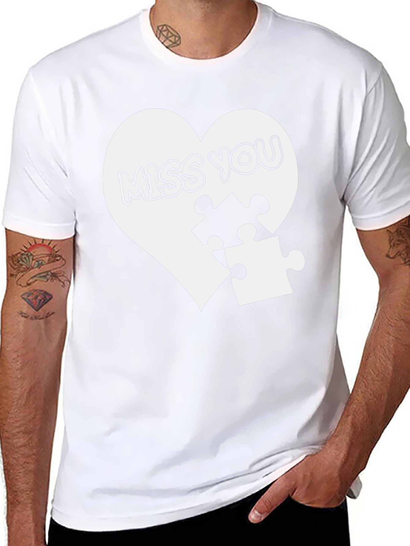 Missing Piece Heart T-Shirt