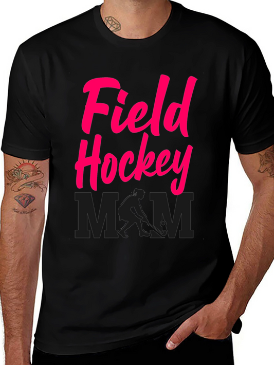Field Hockey Mom Graphic Tee - Casual Comfort