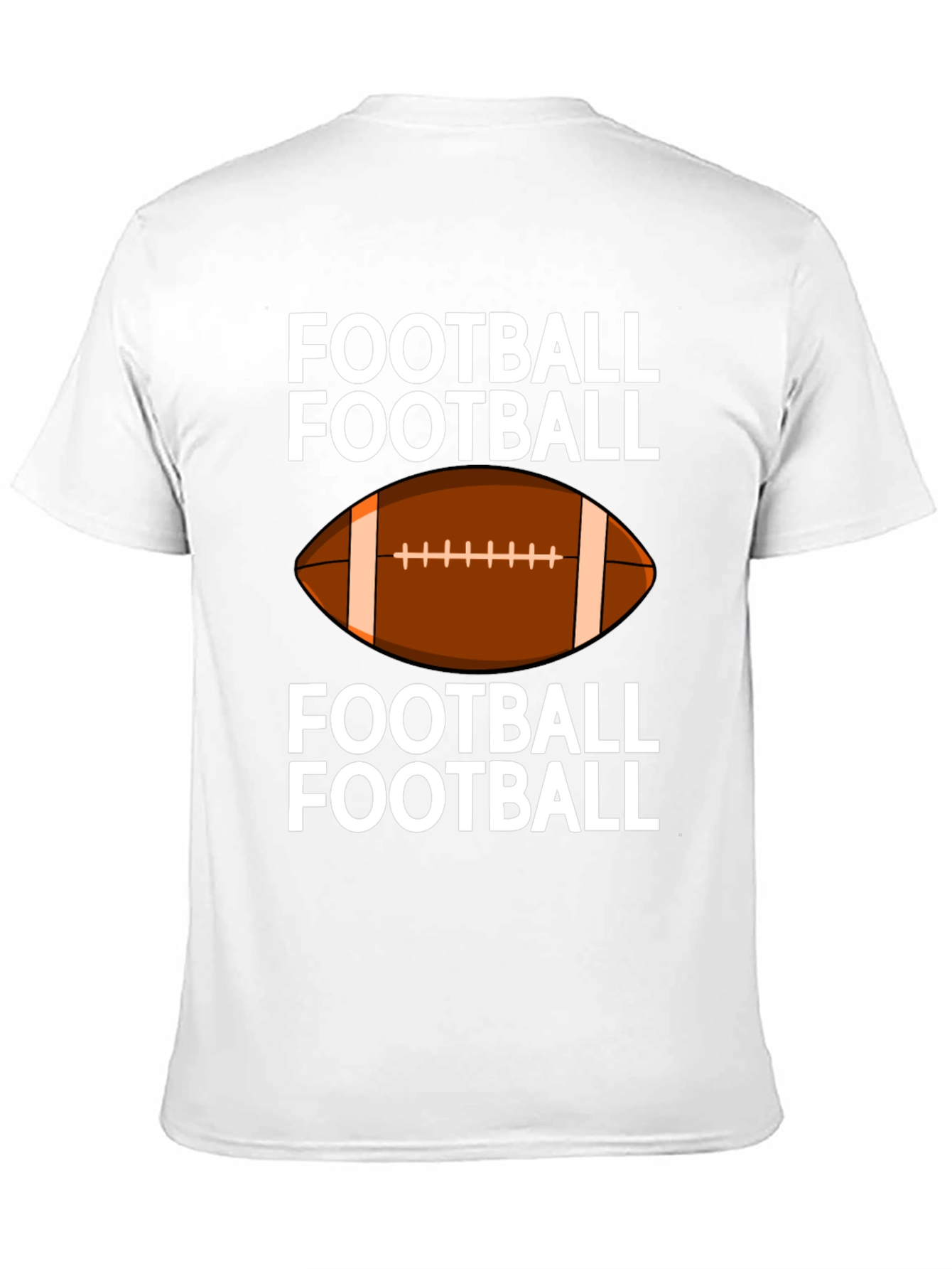 Football Graphic T-Shirt - Black Tee