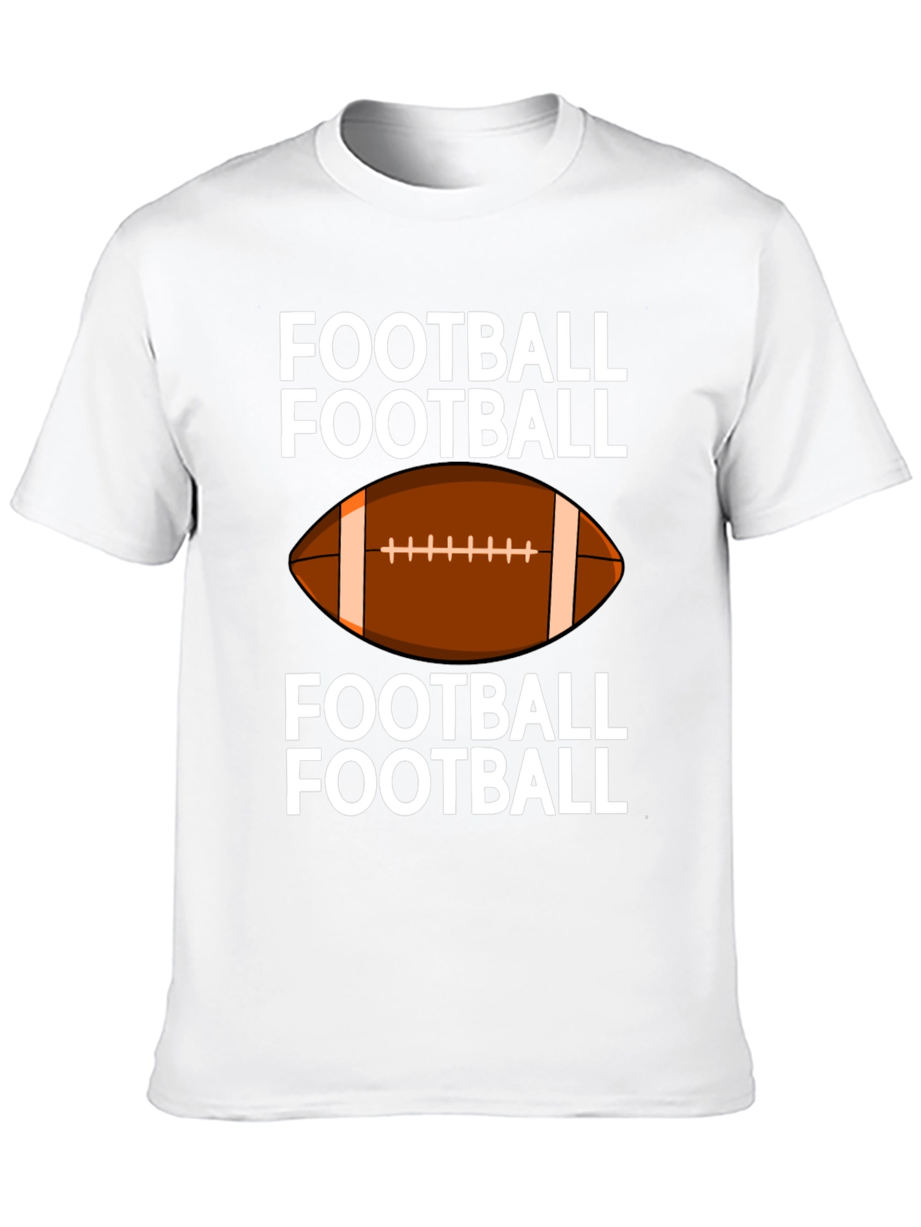 Football Graphic T-Shirt - Black Tee