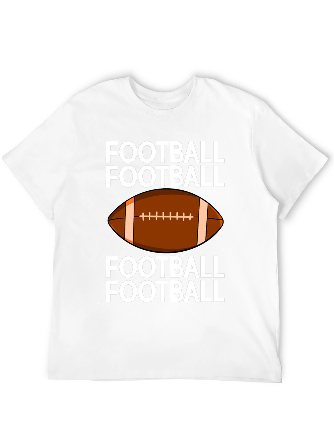 Football Graphic T-Shirt - Black Tee