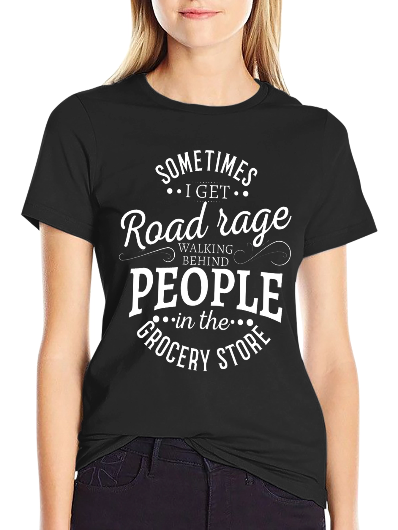 Road Rage Graphic T-Shirt - Funny Slogan Tee