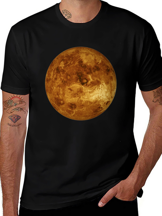 Venus Graphic Tee - Black Crew Neck T-Shirt