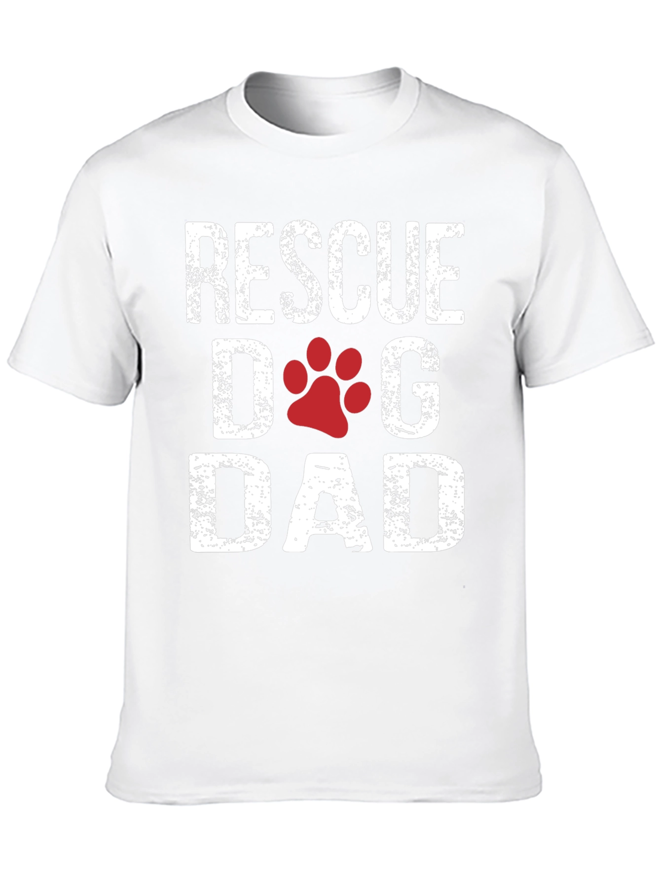 Rescue Dog Dad Graphic T-Shirt