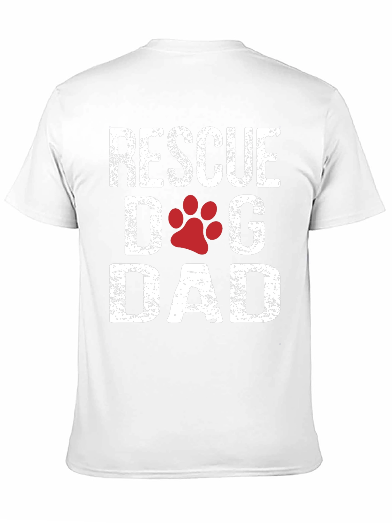 Rescue Dog Dad Graphic T-Shirt