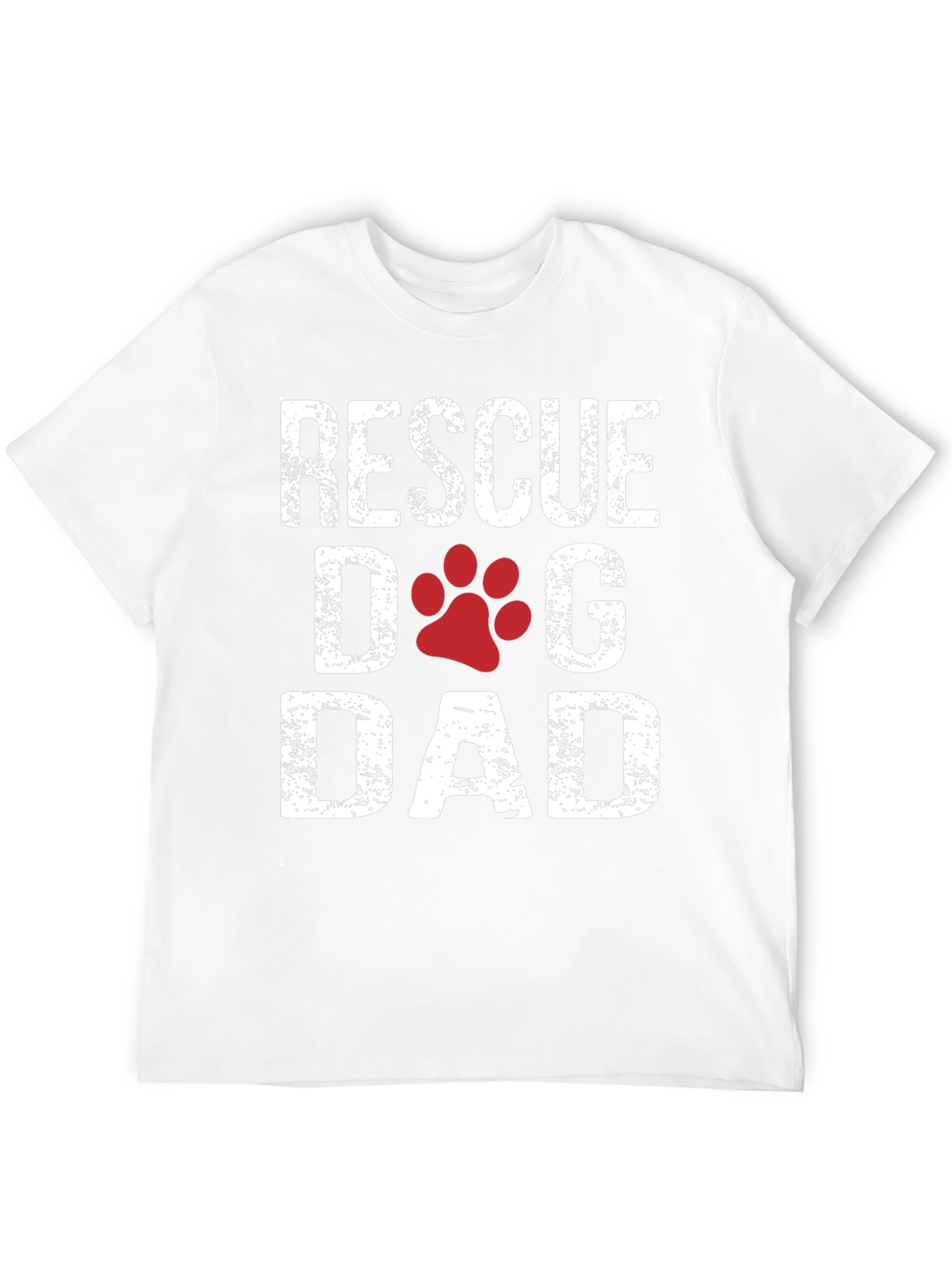 Rescue Dog Dad Graphic T-Shirt