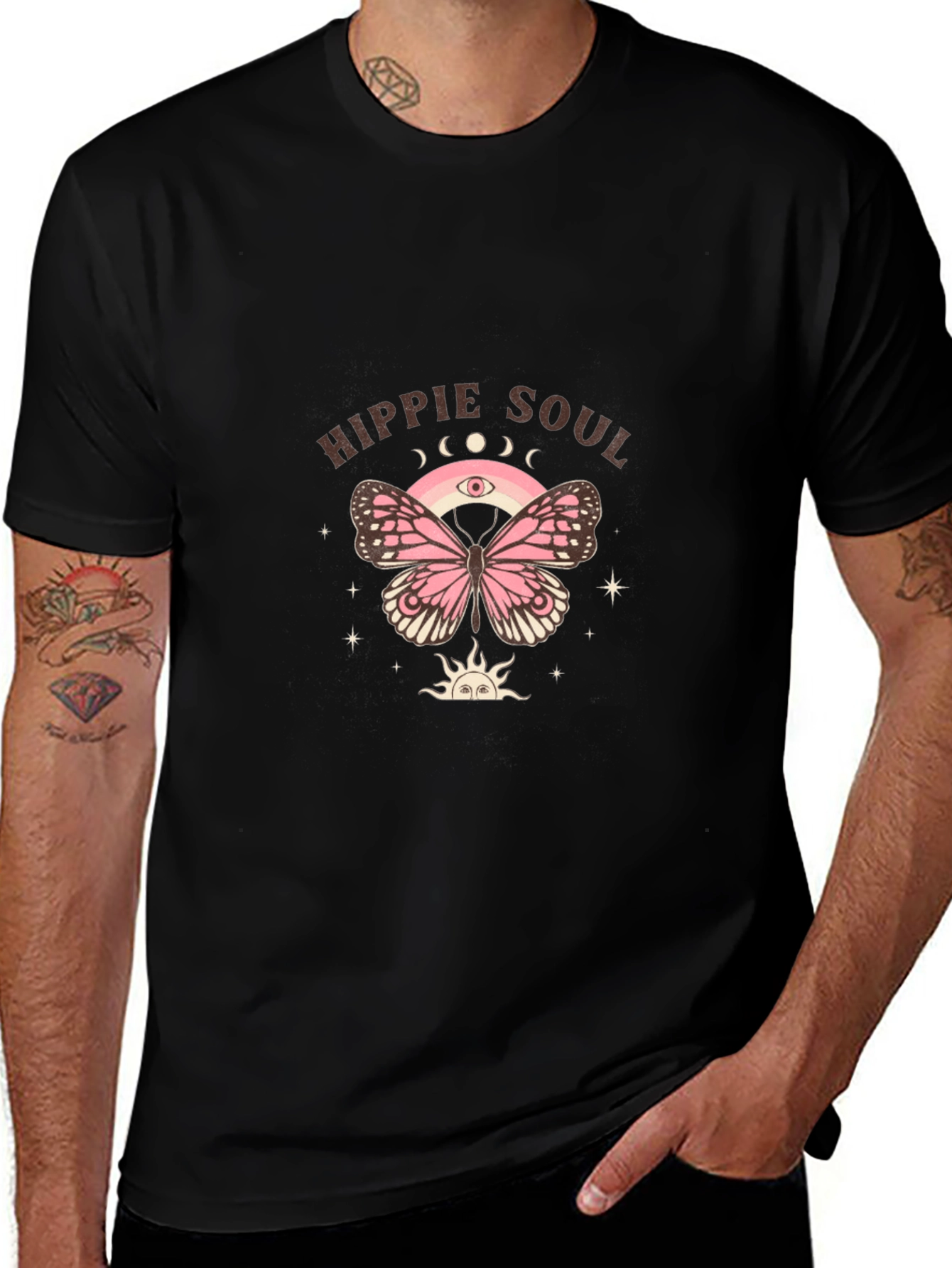 Hippie Soul Butterfly Graphic Tee