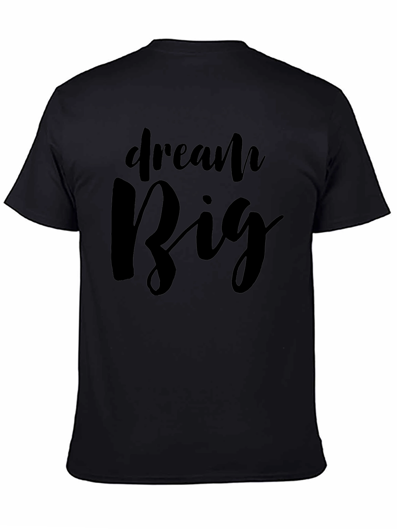 Dream Big Graphic Tee - Black