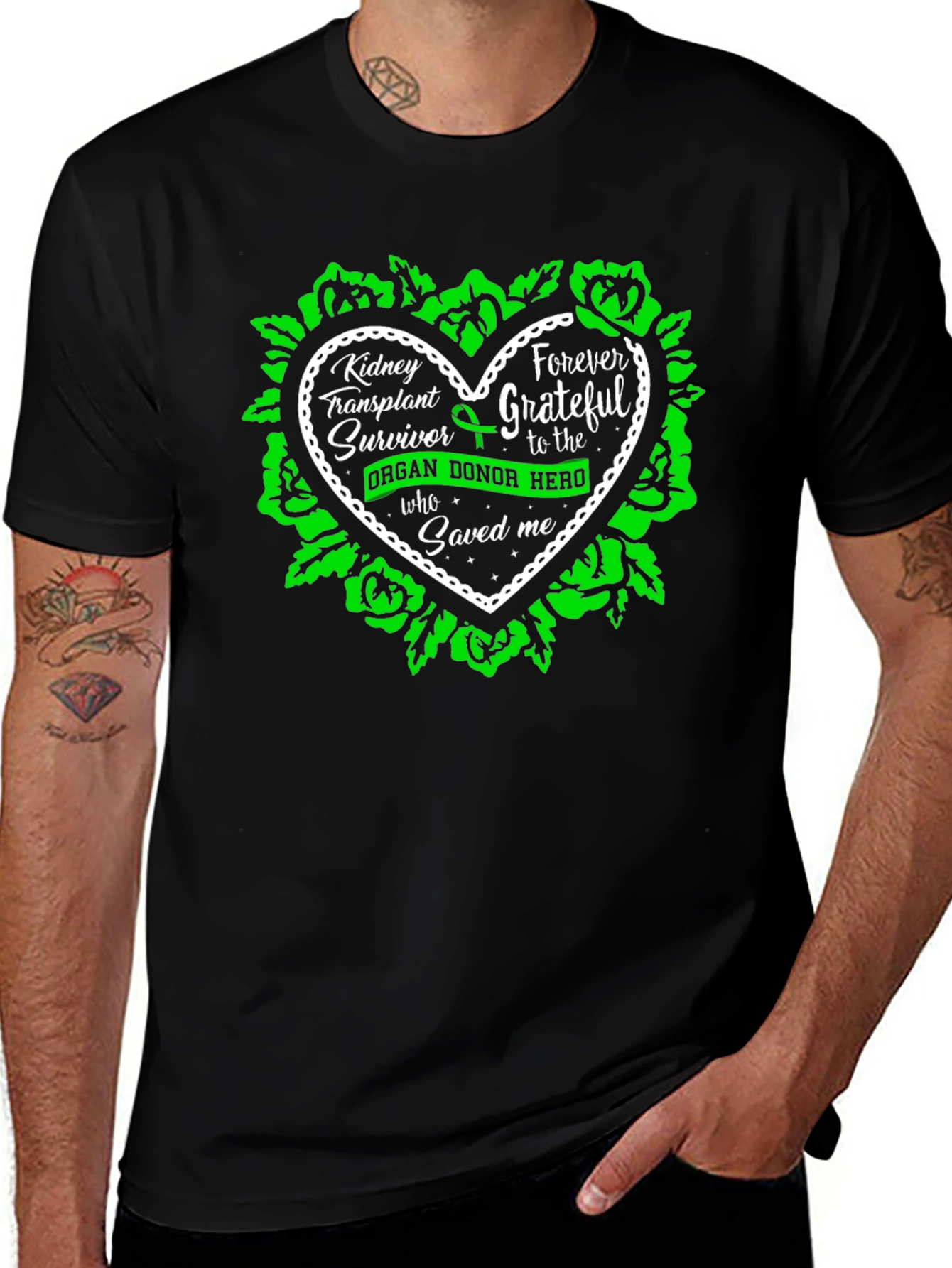 Kidney Transplant Survivor Graphic T-Shirt