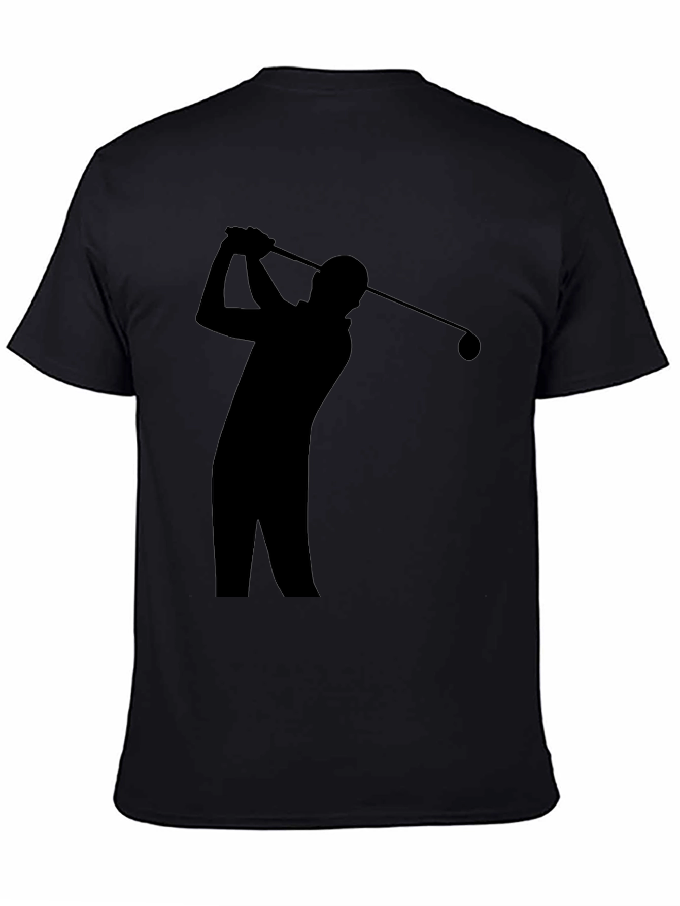 Golf Swing Silhouette Tee - Sporty Style