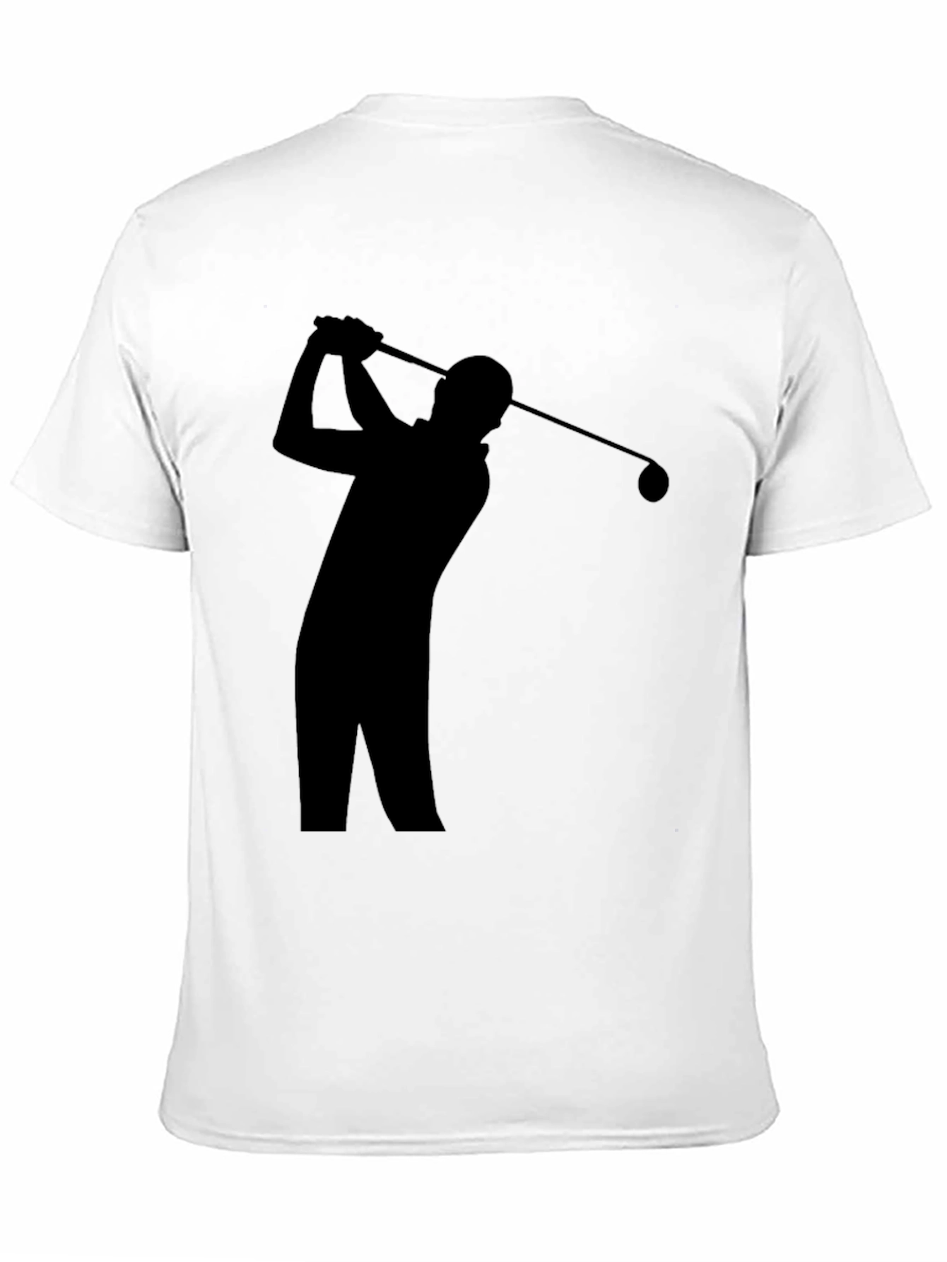 Golf Swing Silhouette Tee - Sporty Style
