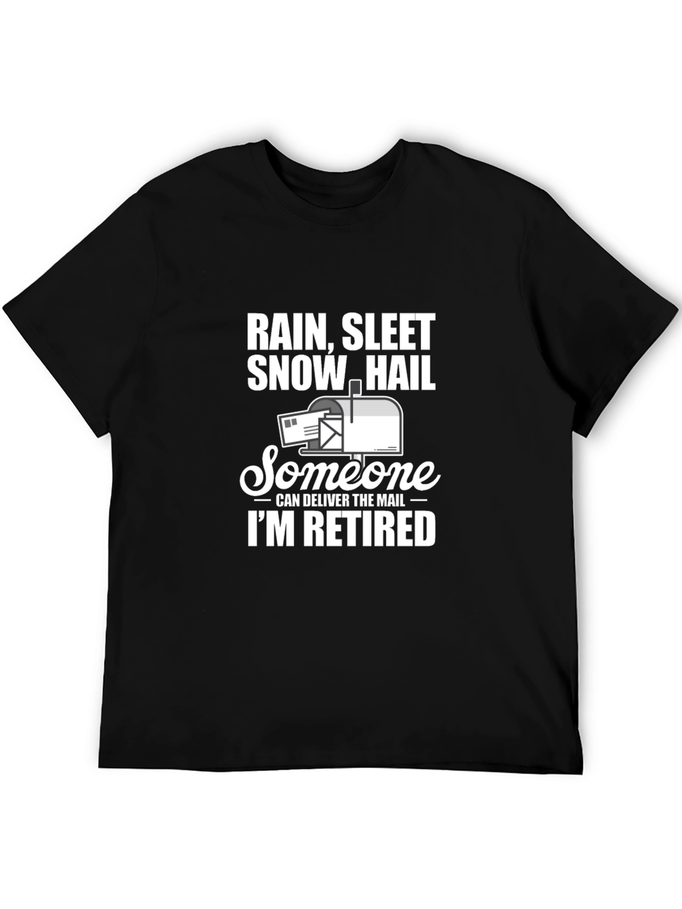 Retired Mail Carrier T-Shirt: Funny Postal Worker Tee