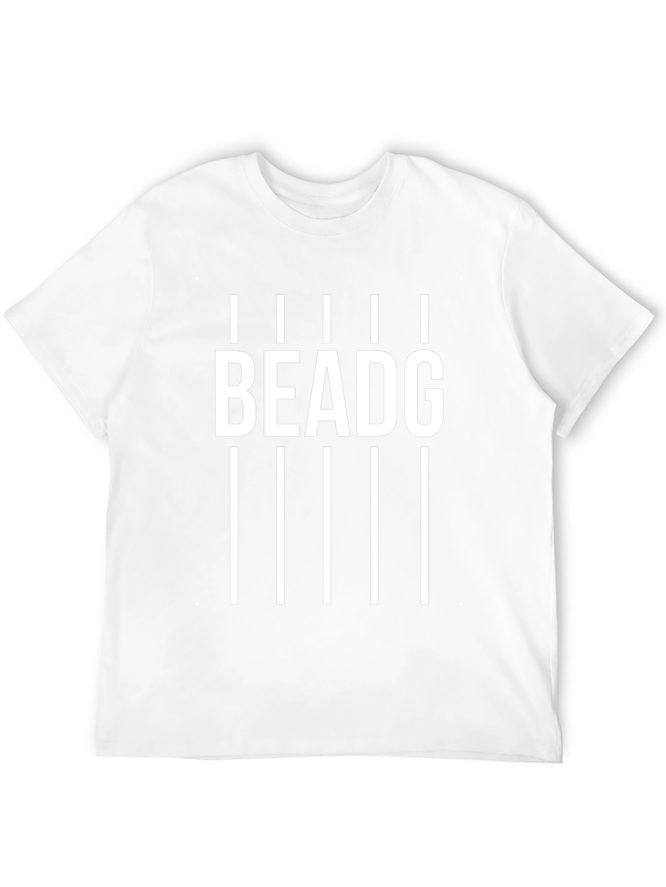 BEADG Graphic Print Mens Black T-Shirt