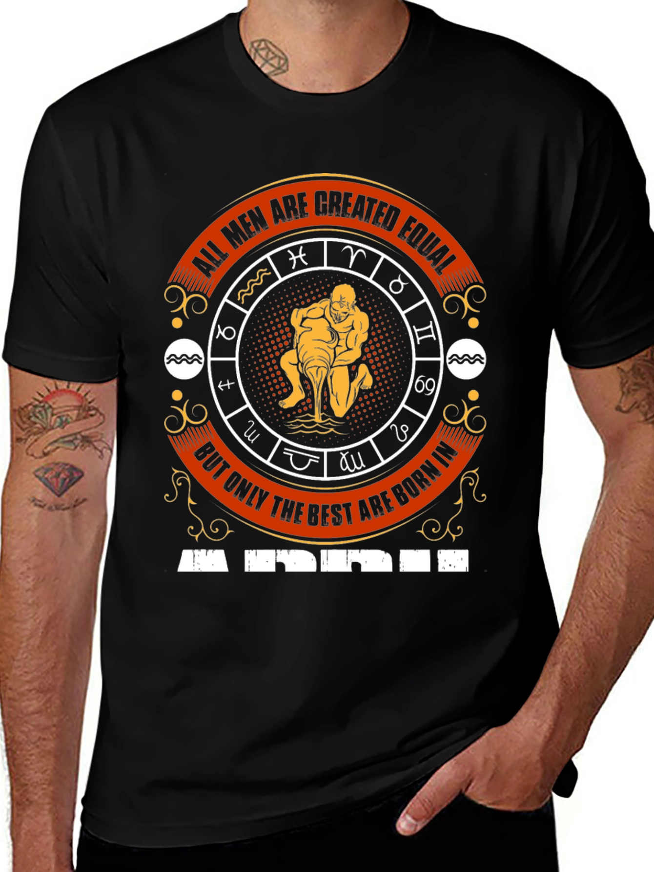 Aquarius Zodiac Graphic T-Shirt