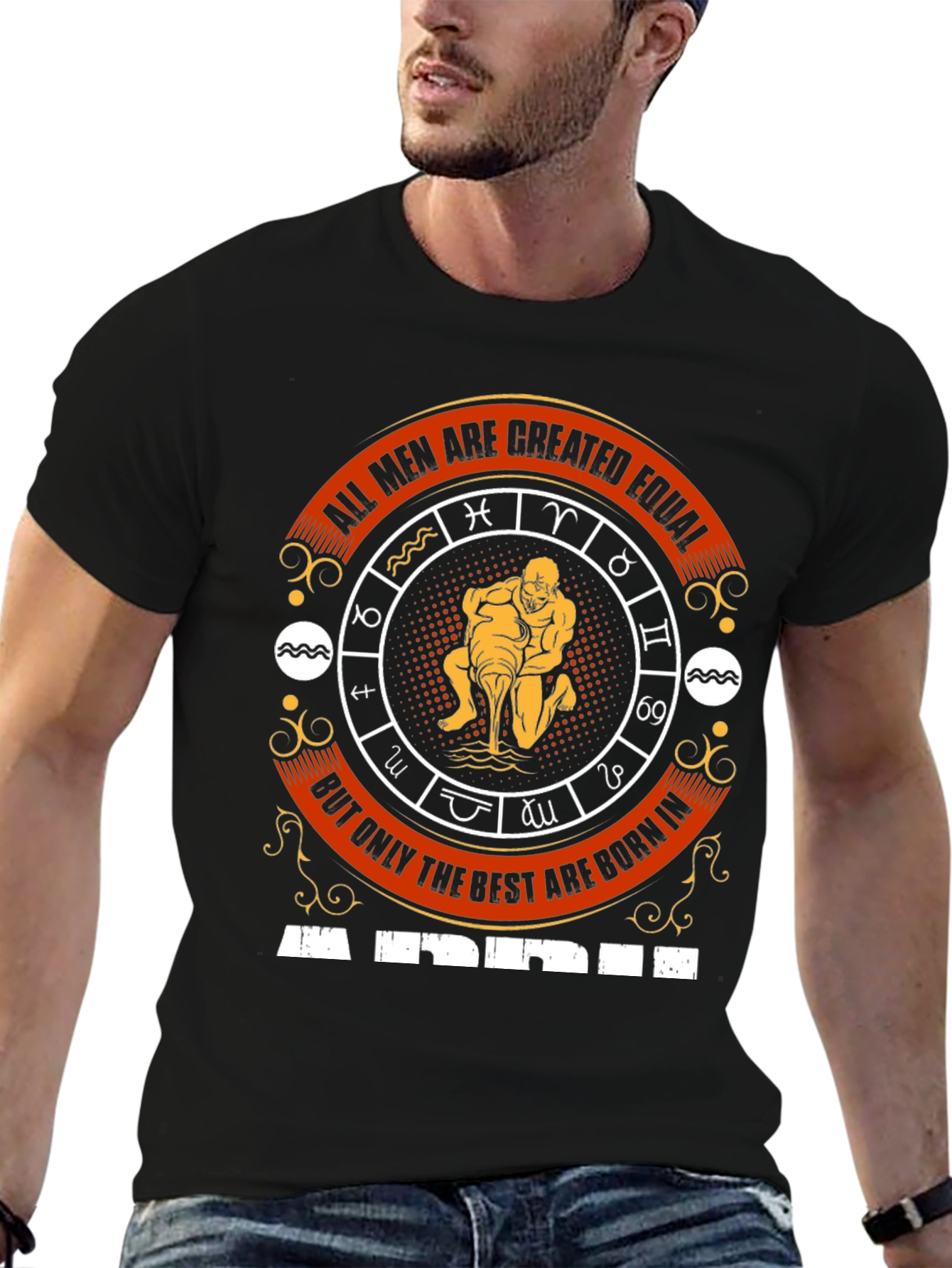 Aquarius Zodiac Graphic T-Shirt