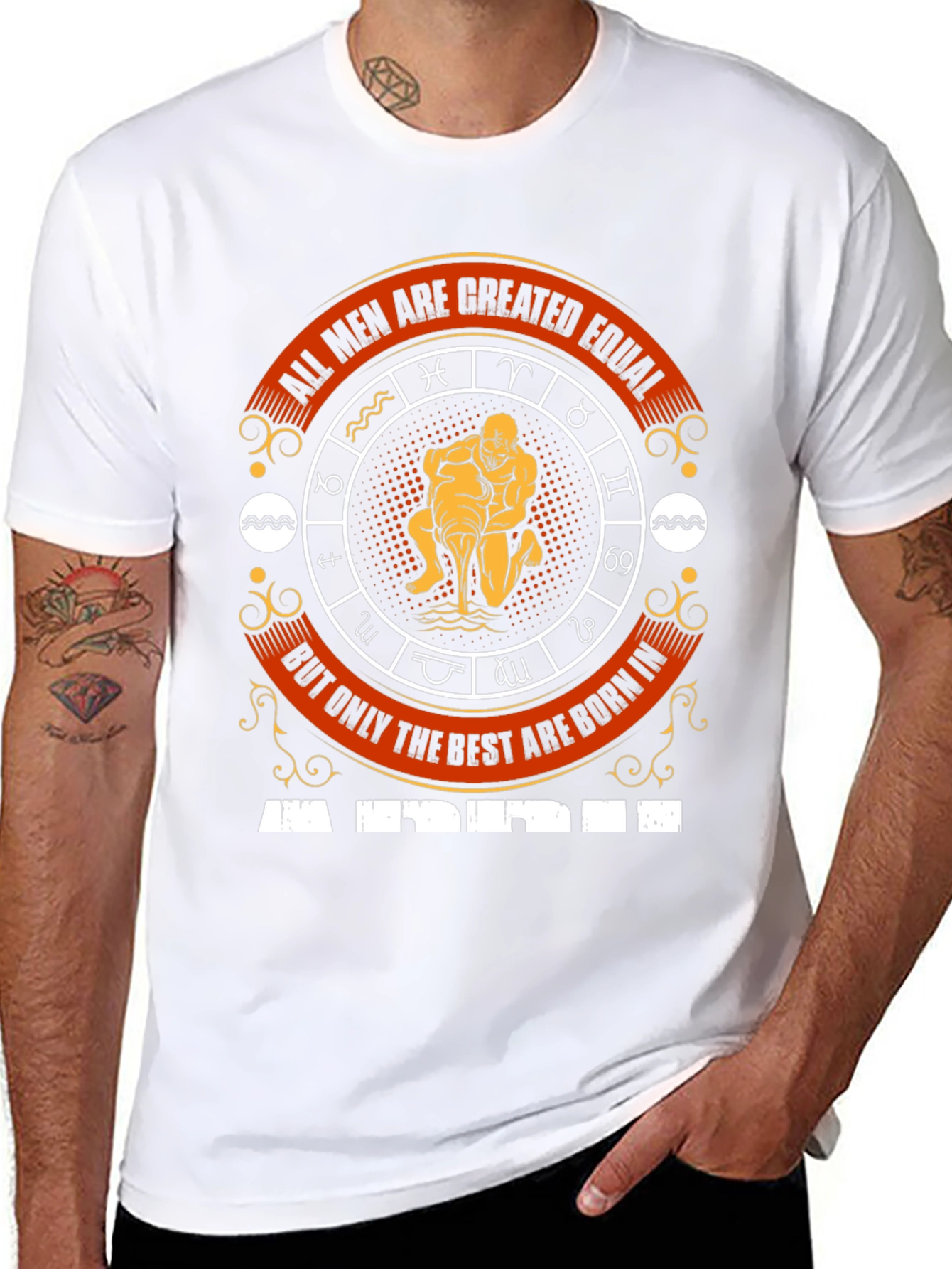 Aquarius Zodiac Graphic T-Shirt