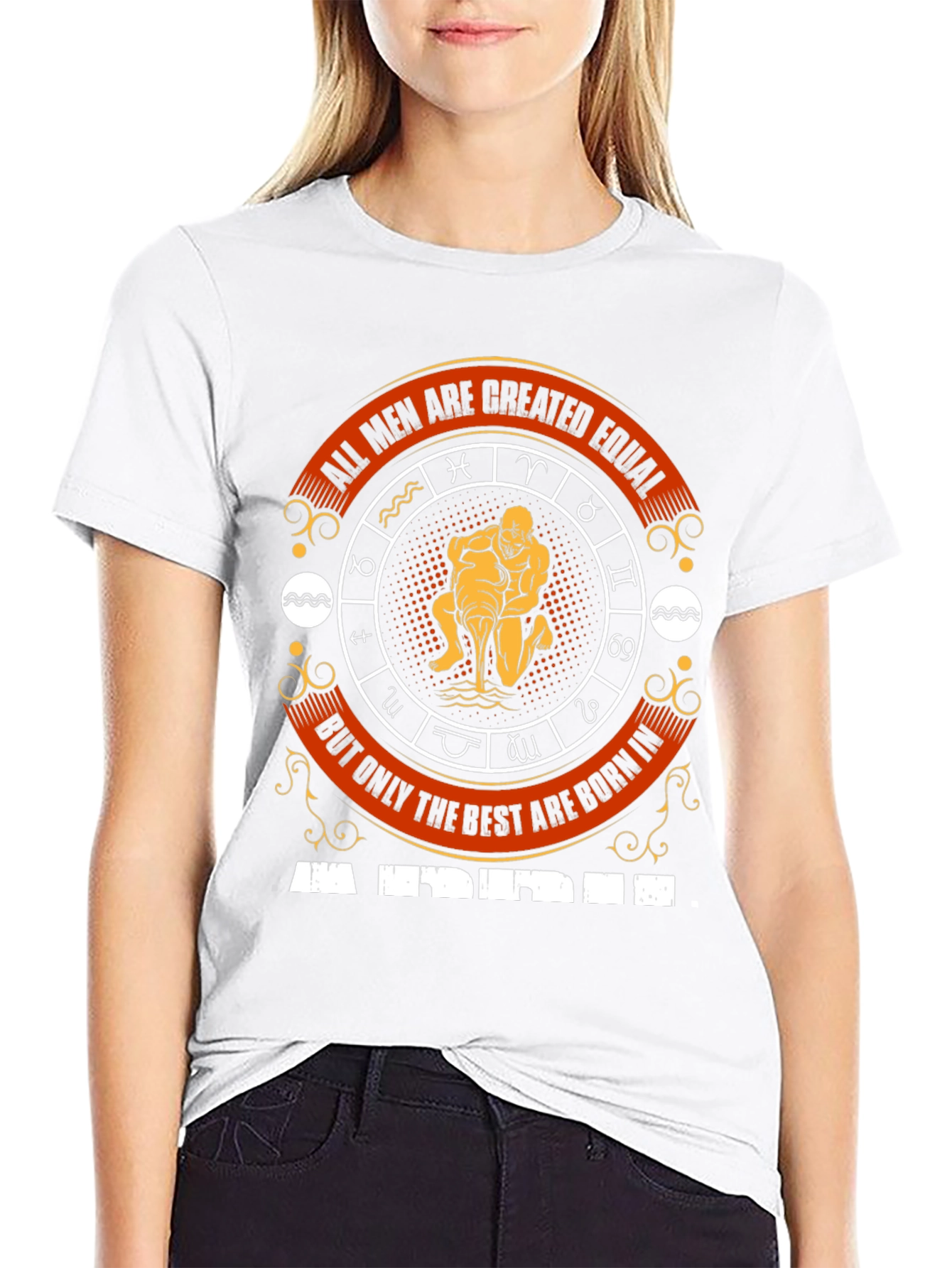 Aquarius Zodiac Graphic T-Shirt