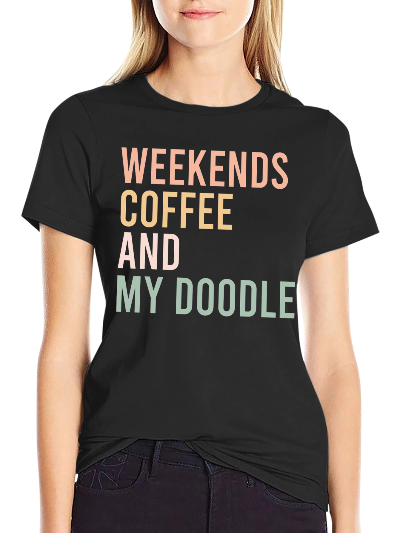Weekends Coffee and My Doodle T-Shirt