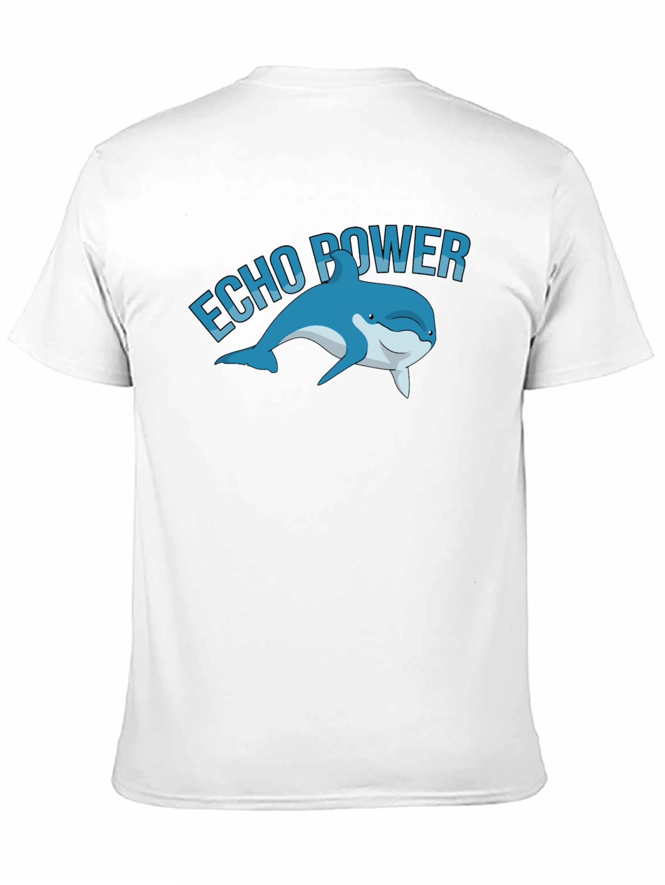 Echo Power Dolphin Graphic Tee - Black