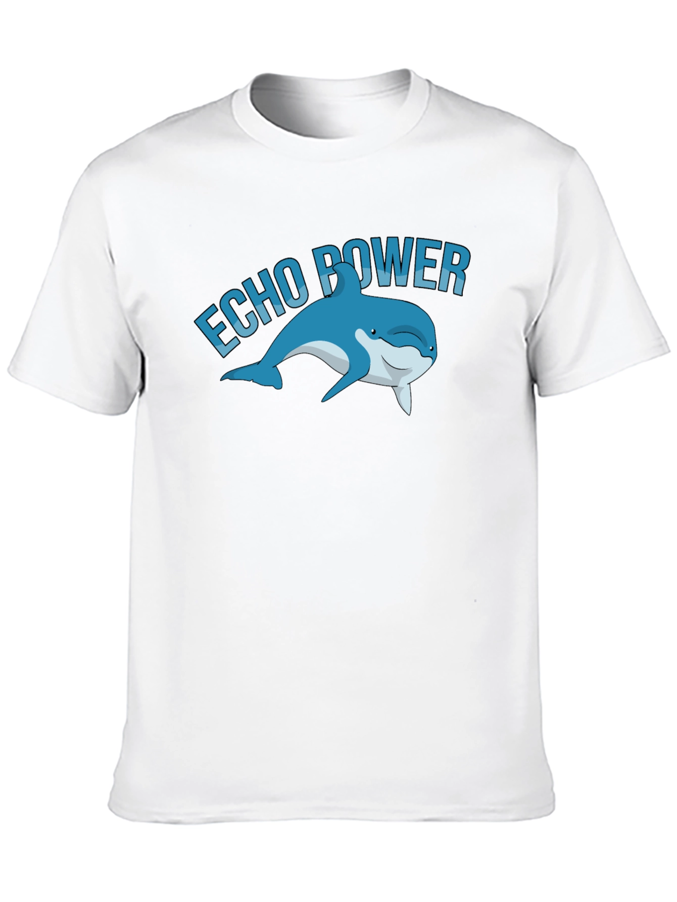 Echo Power Dolphin Graphic Tee - Black