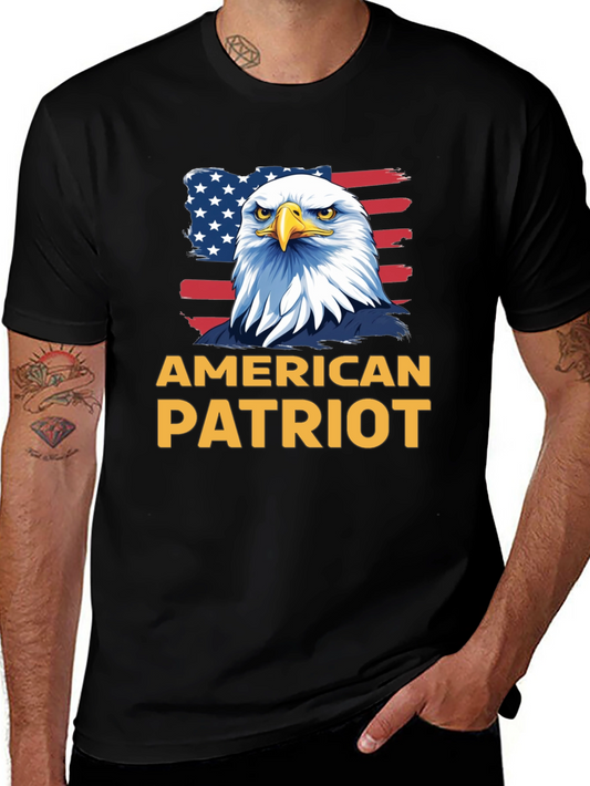 American Patriot Eagle Graphic T-Shirt