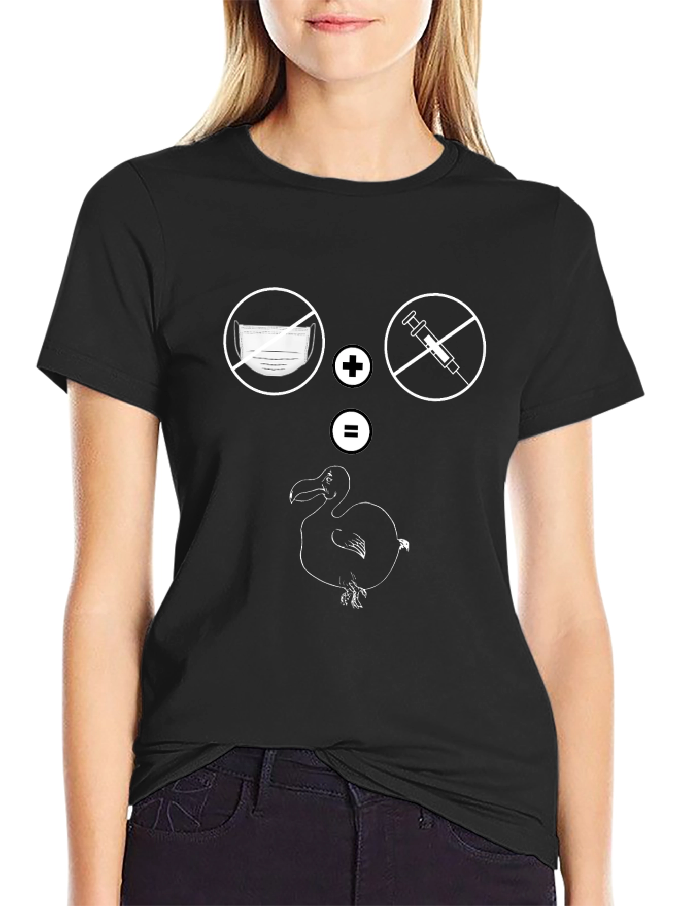 Anti-Mask Anti-Vax Dodo Bird T-Shirt