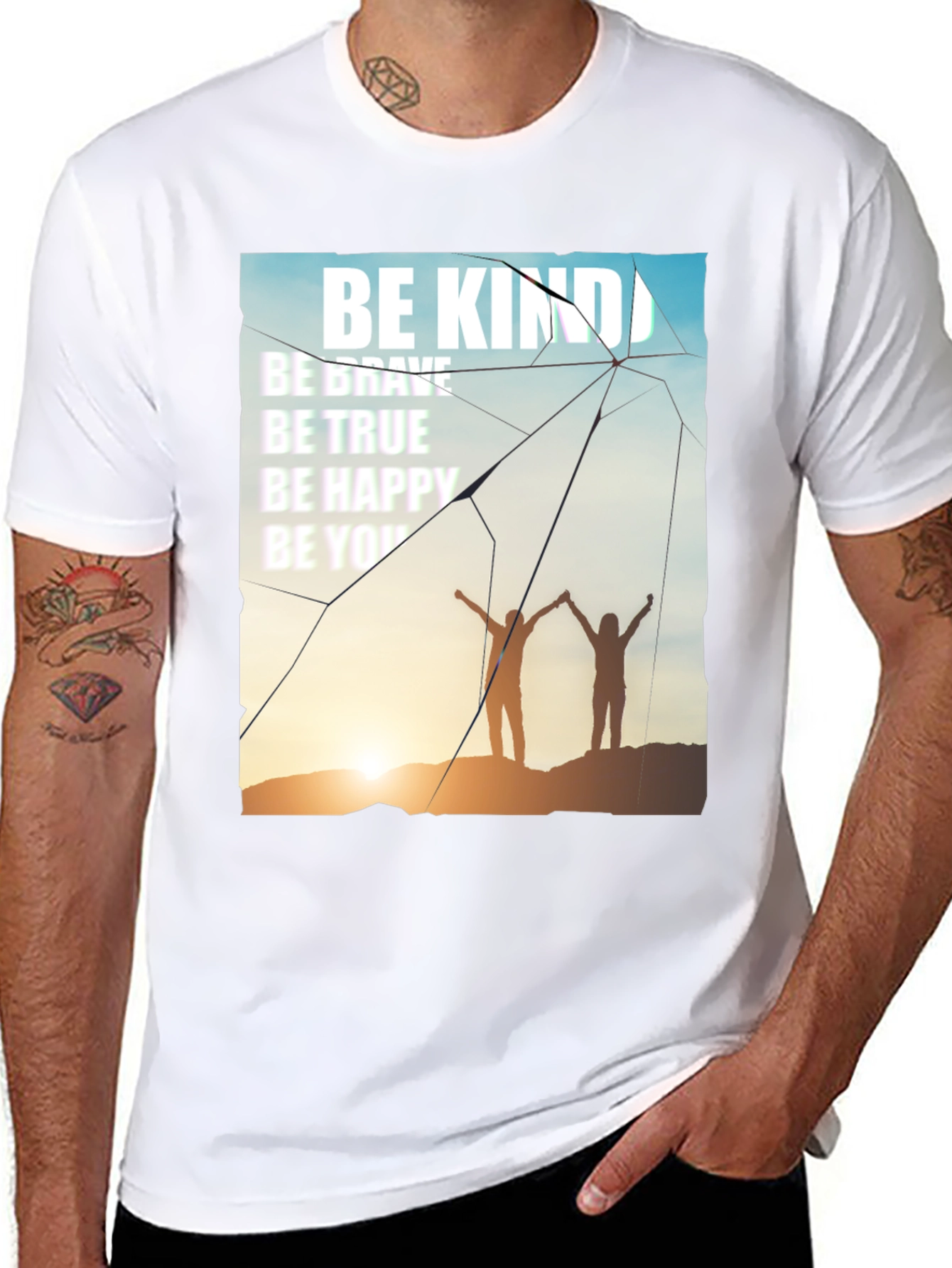 Be Kind Graphic T-Shirt Inspirational Motivational Tee