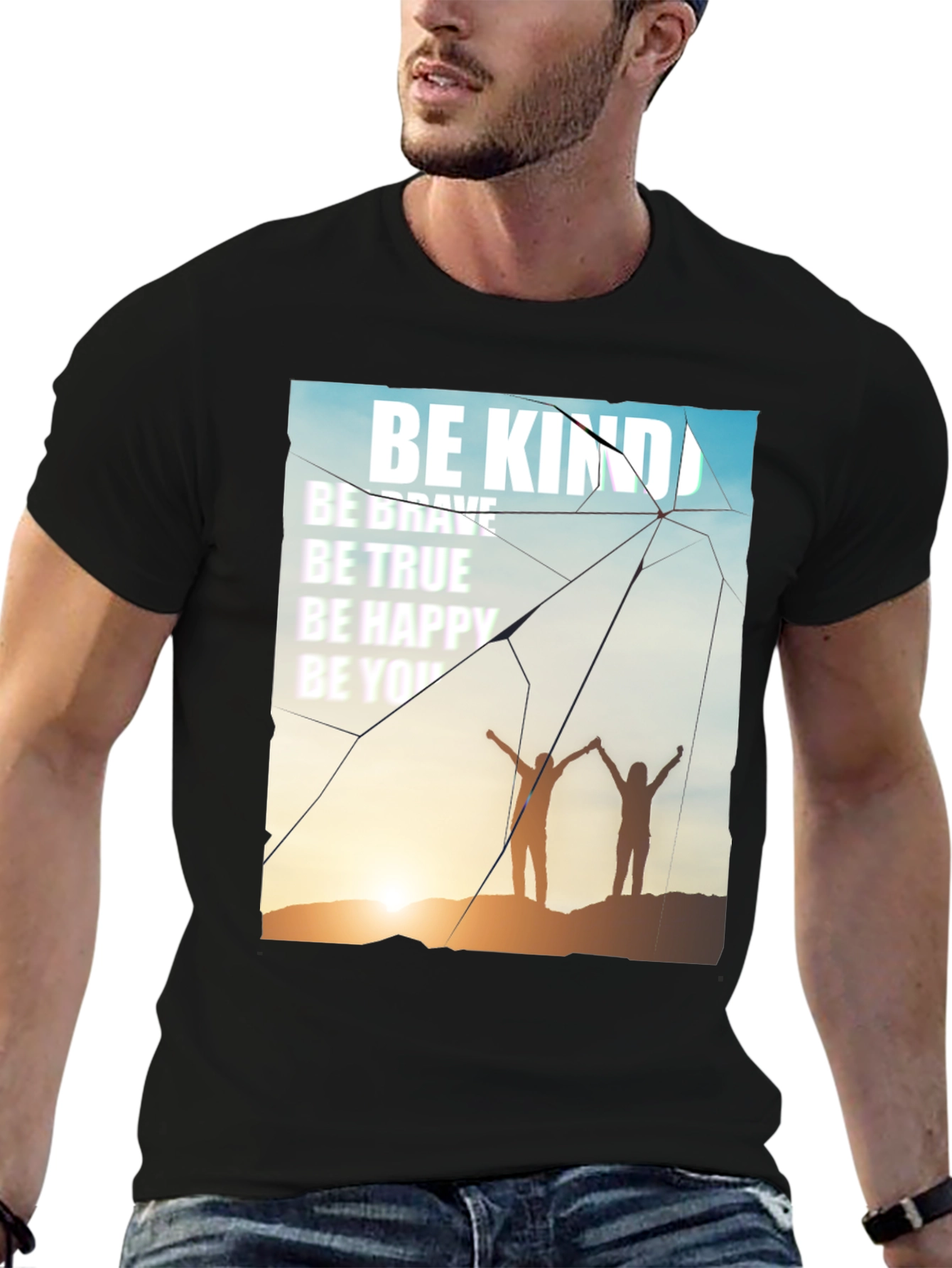 Be Kind Graphic T-Shirt Inspirational Motivational Tee