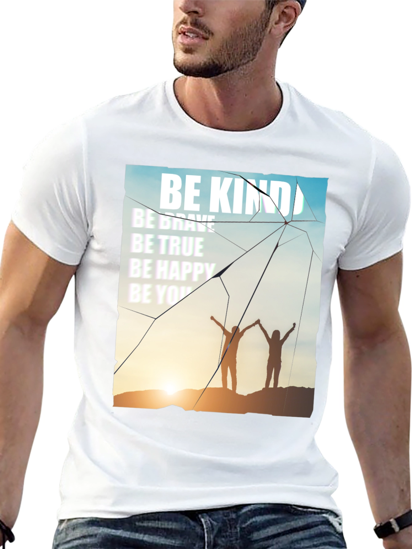 Be Kind Graphic T-Shirt Inspirational Motivational Tee