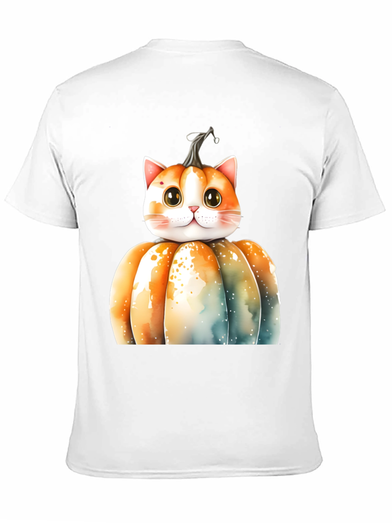 Halloween Cat Pumpkin T-Shirt - Spooky Season