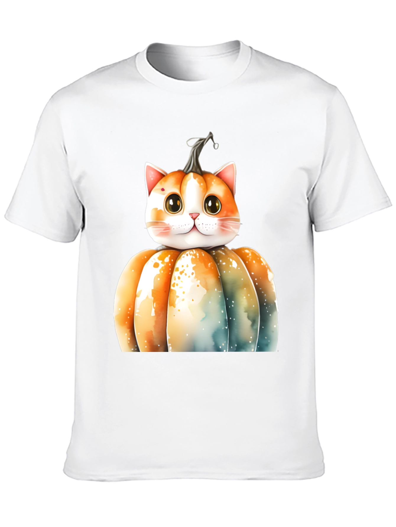 Halloween Cat Pumpkin T-Shirt - Spooky Season