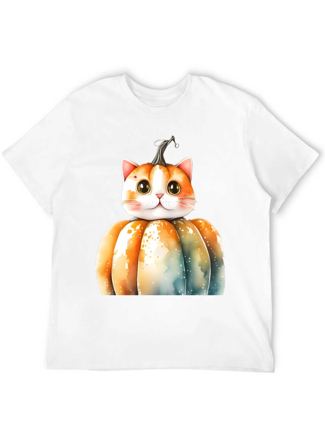 Halloween Cat Pumpkin T-Shirt - Spooky Season