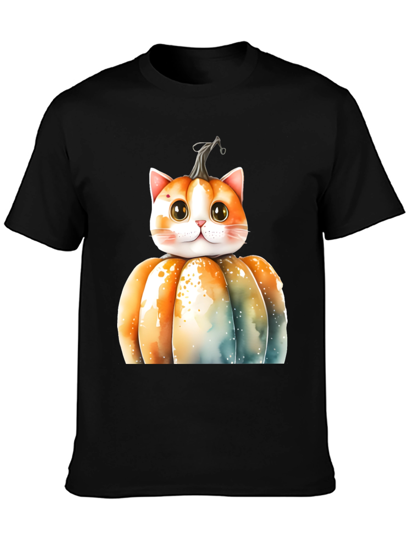 Halloween Cat Pumpkin T-Shirt - Spooky Season