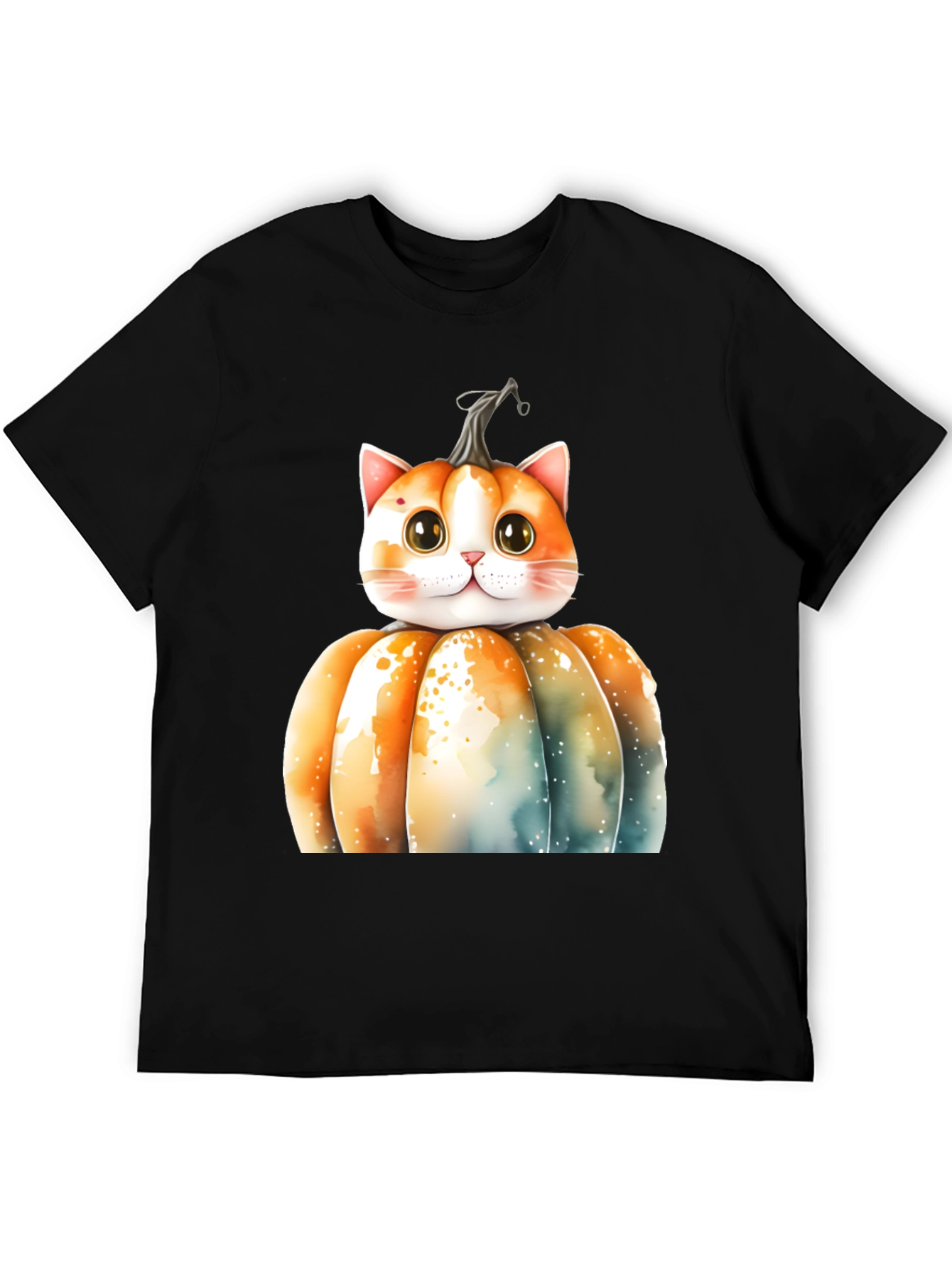 Halloween Cat Pumpkin T-Shirt - Spooky Season