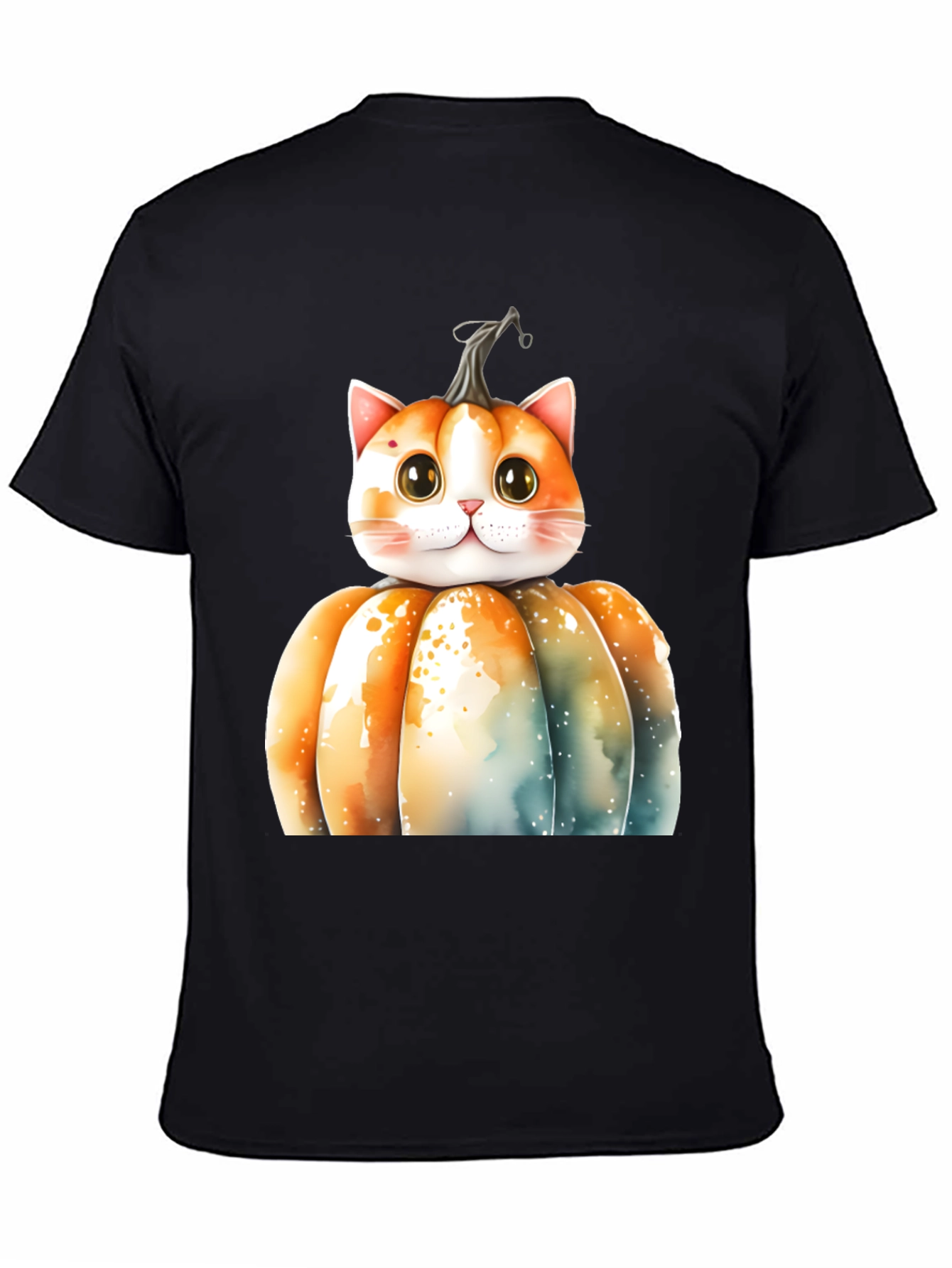 Halloween Cat Pumpkin T-Shirt - Spooky Season