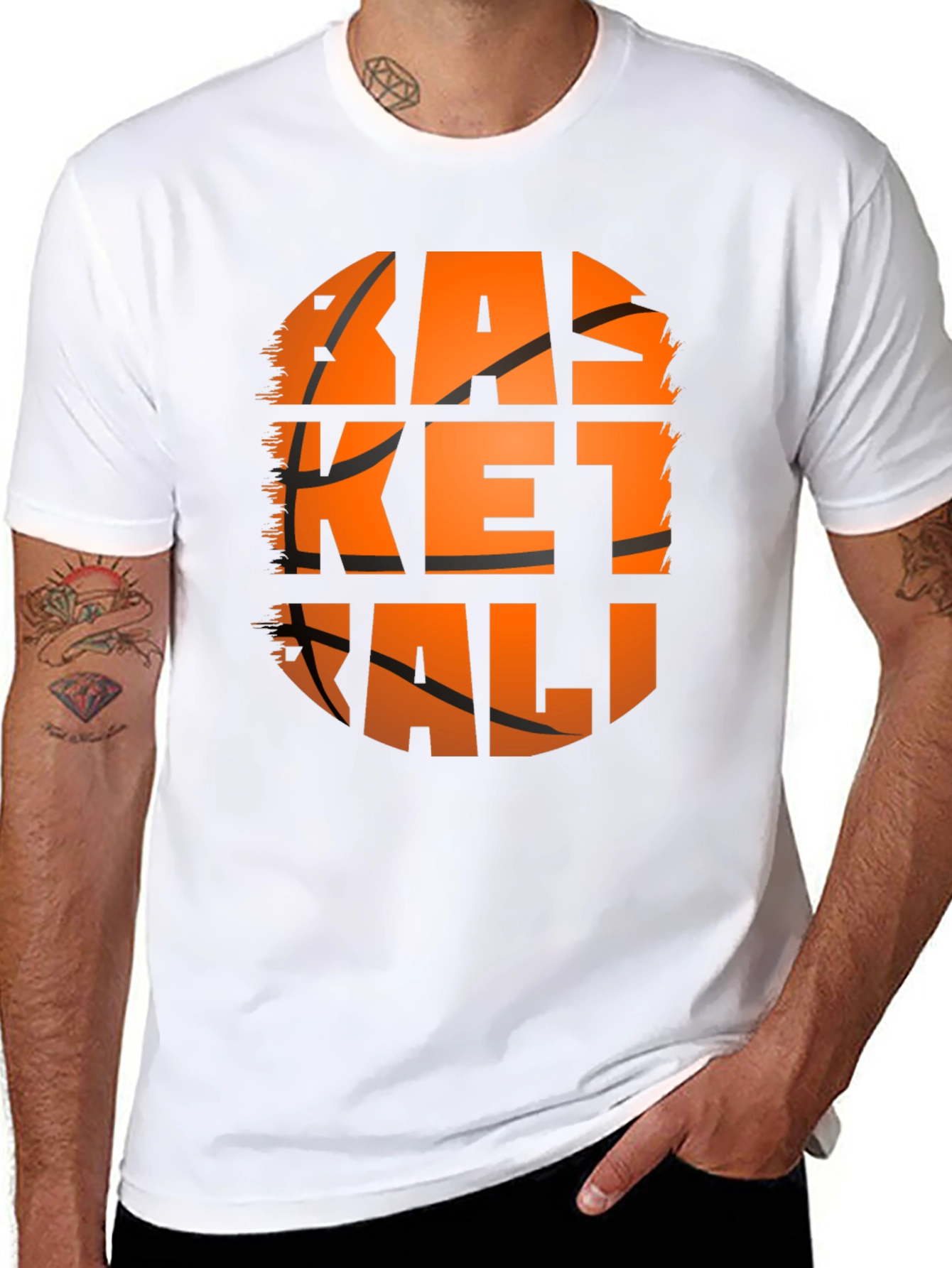 Basketball Graphic Tee - Stylish Sports Shirt