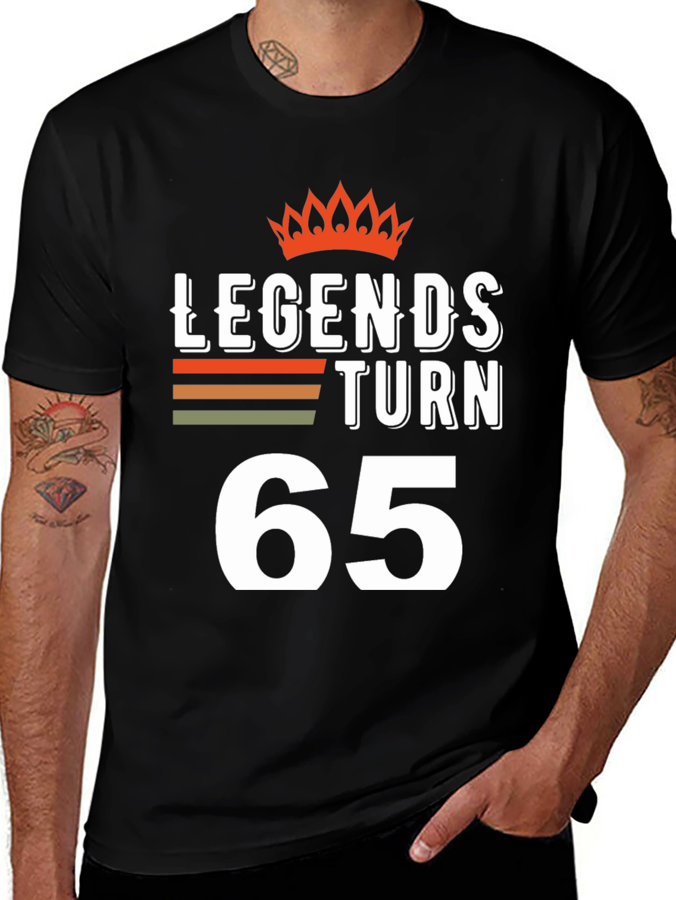 Legends Turn 65 Birthday T-Shirt