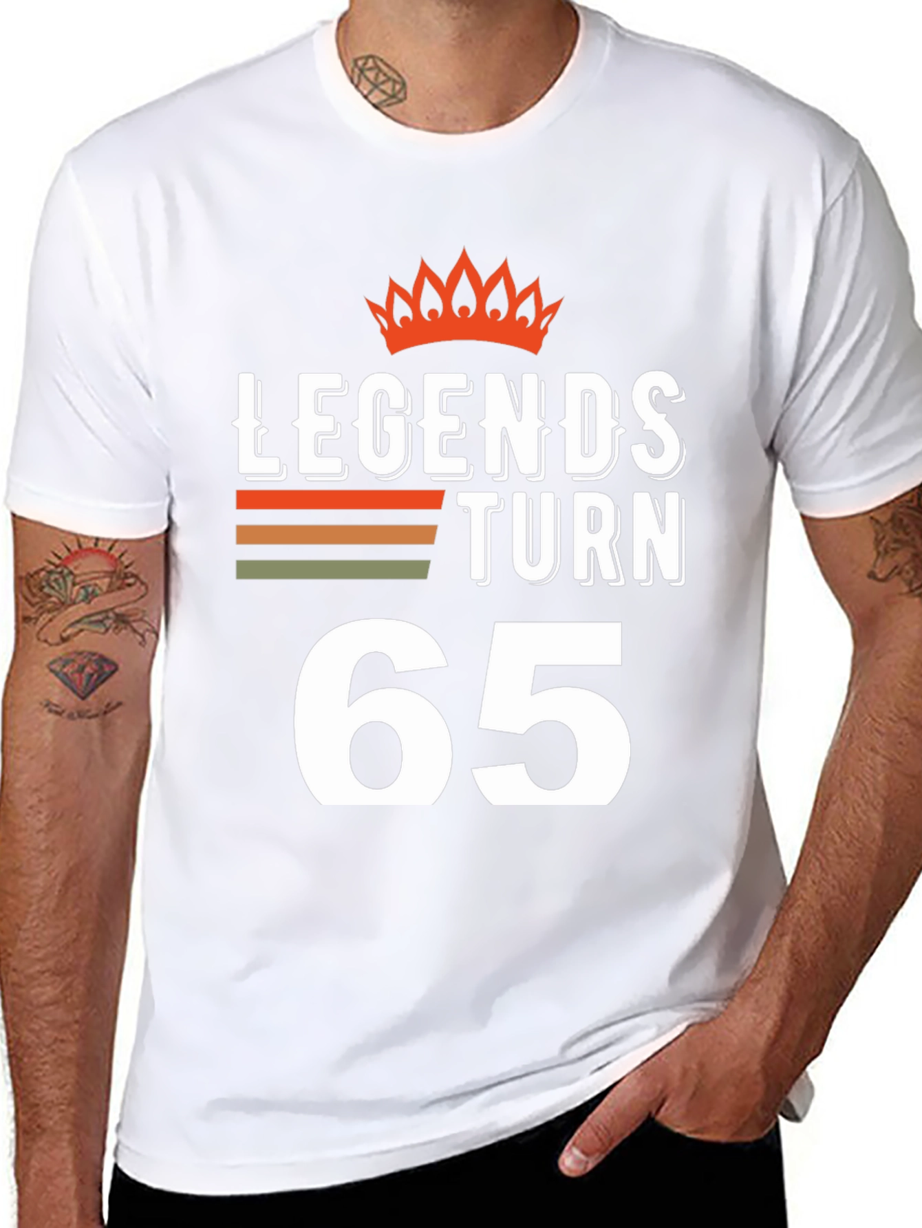 Legends Turn 65 Birthday T-Shirt