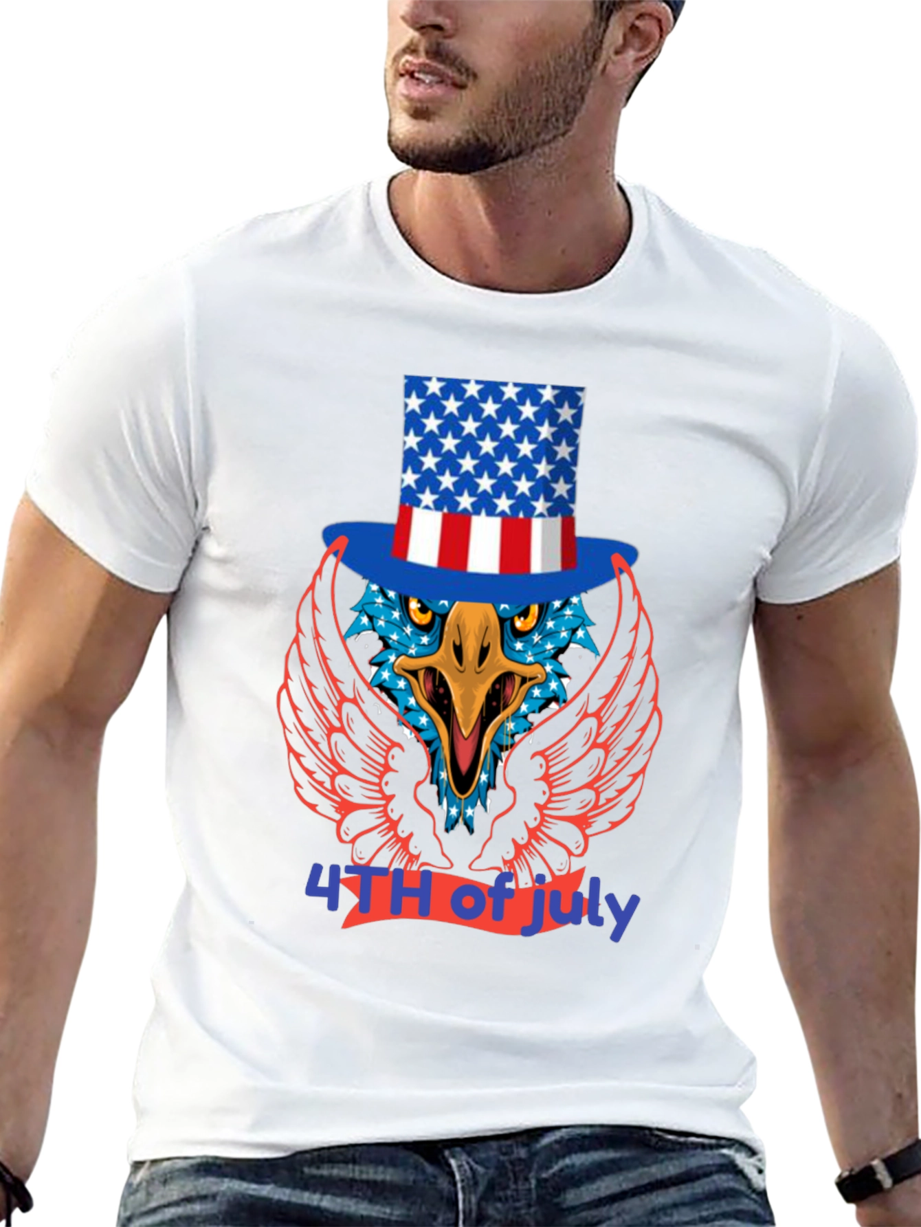 Patriotic Eagle T-Shirt - 4th of July Tee