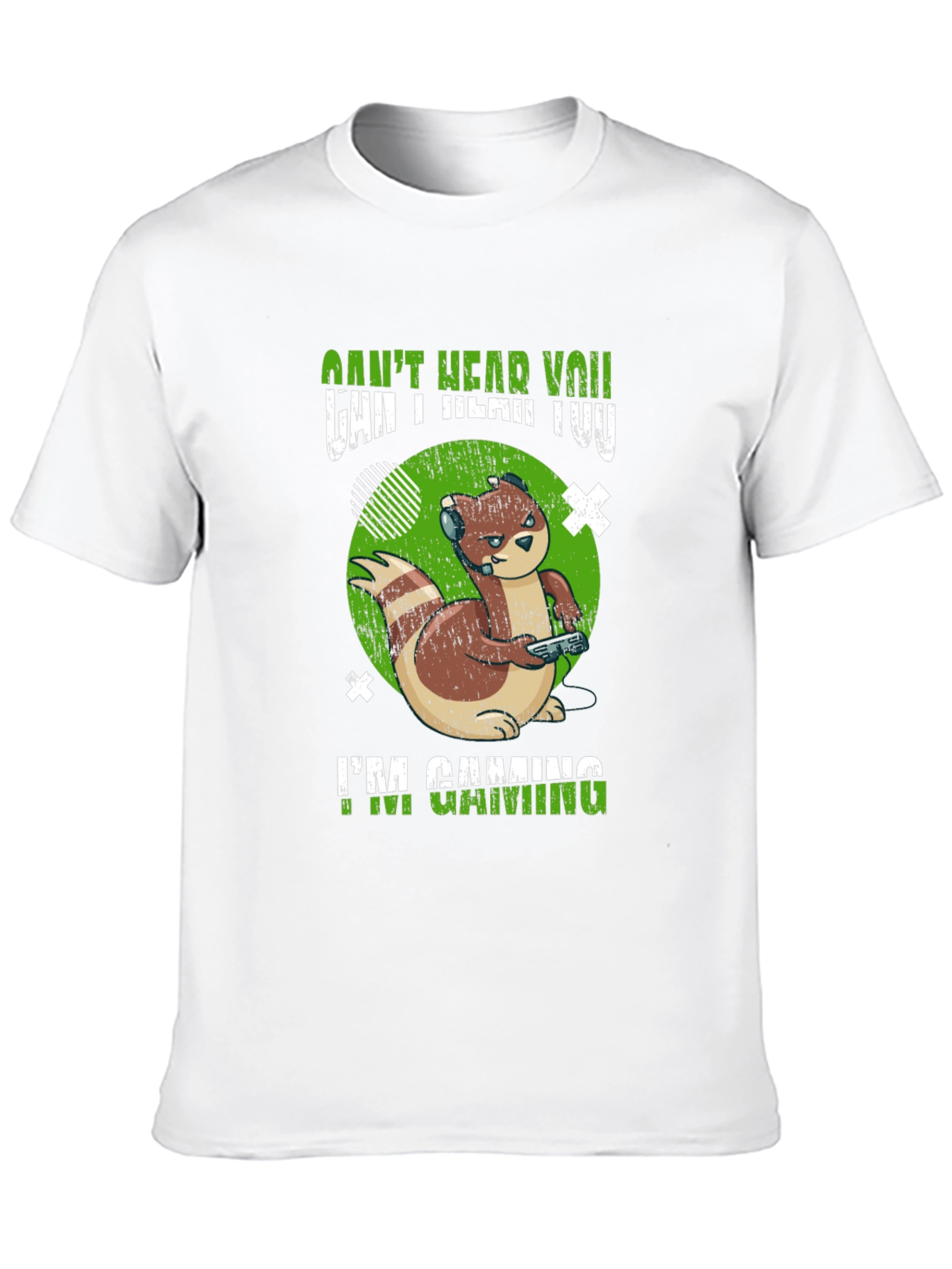 Gamer Otter T-Shirt - Cant Hear You Im Gaming!