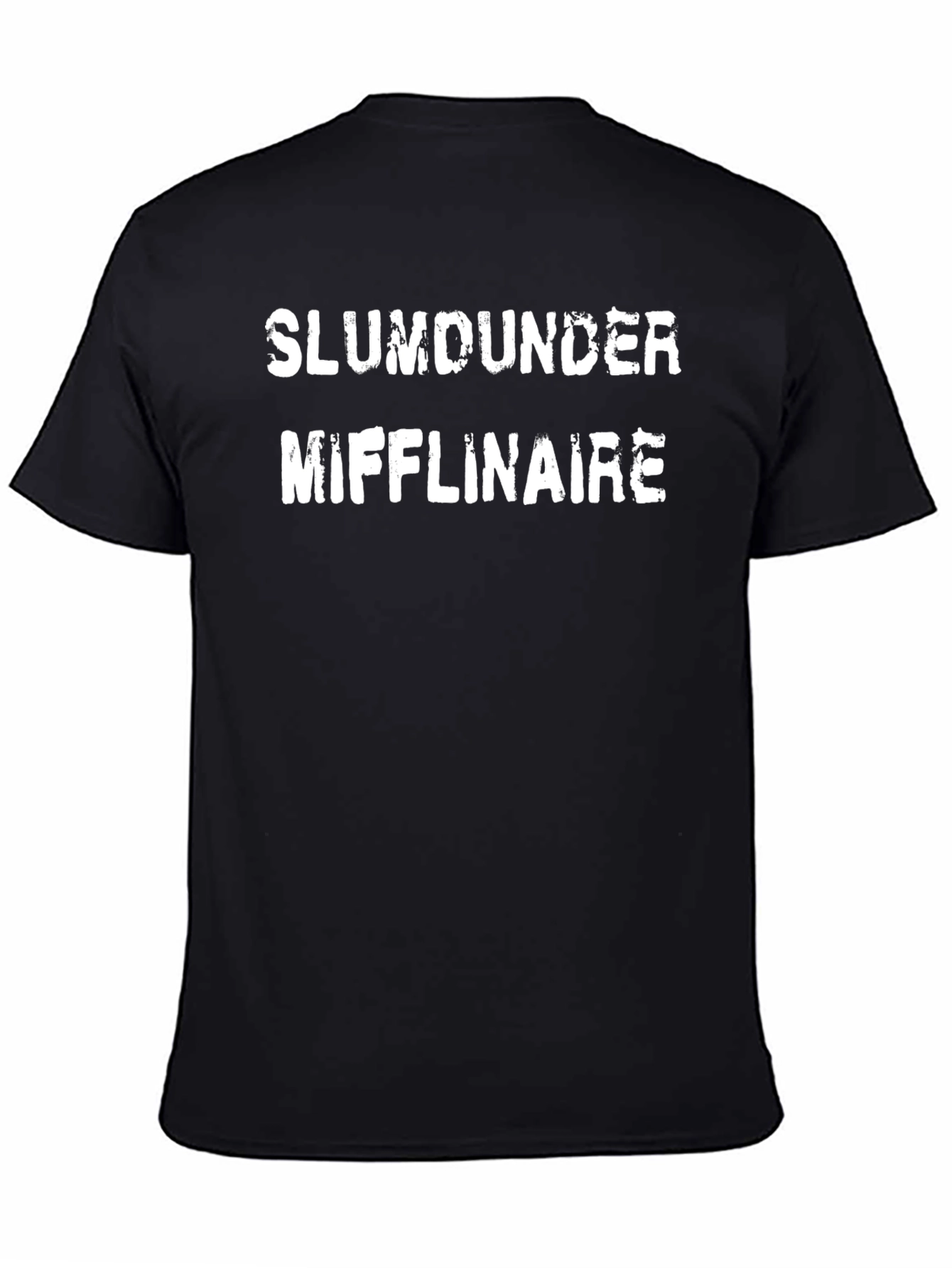 Slumdunder Mifflinare Black T-Shirt