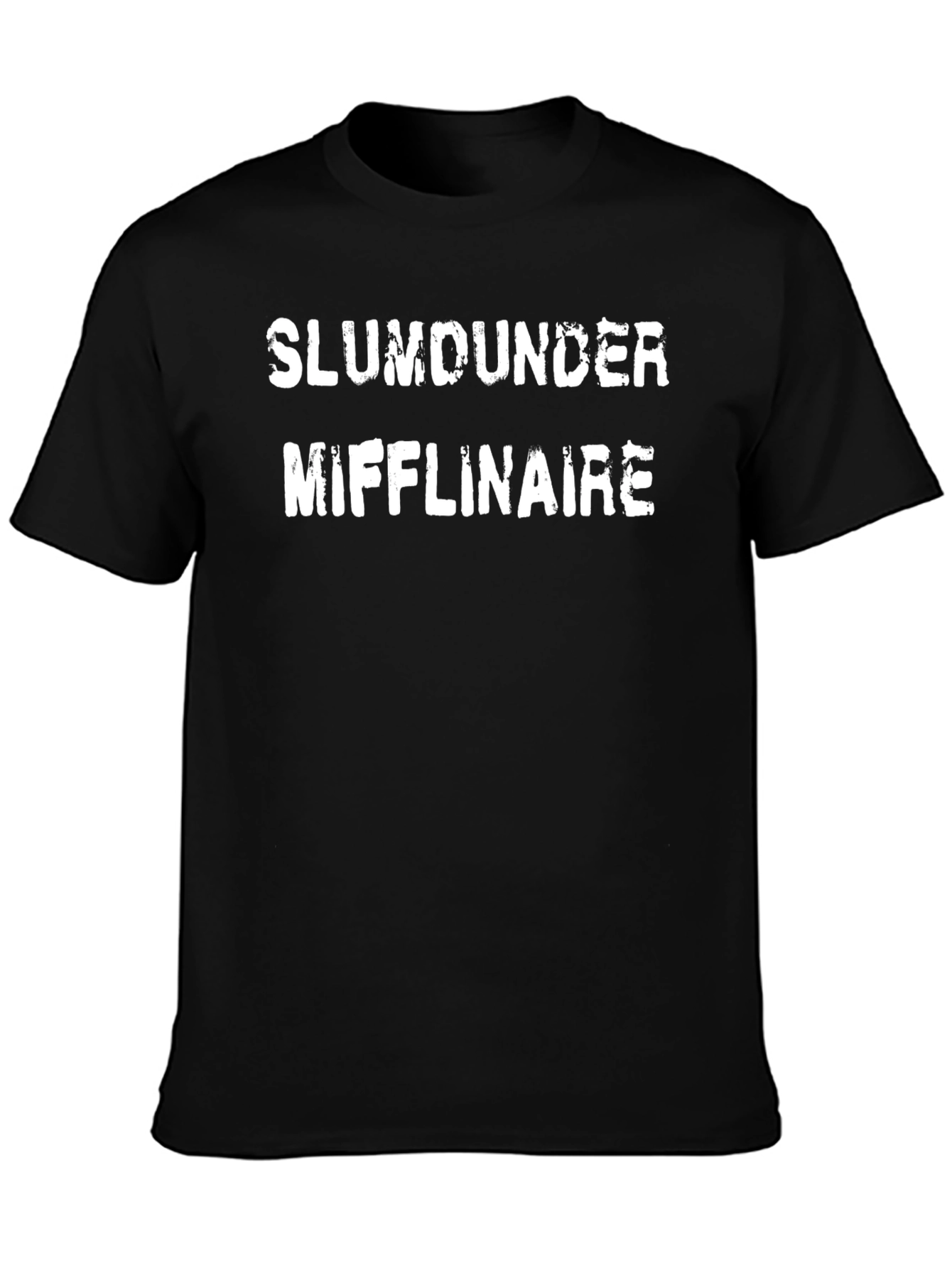 Slumdunder Mifflinare Black T-Shirt