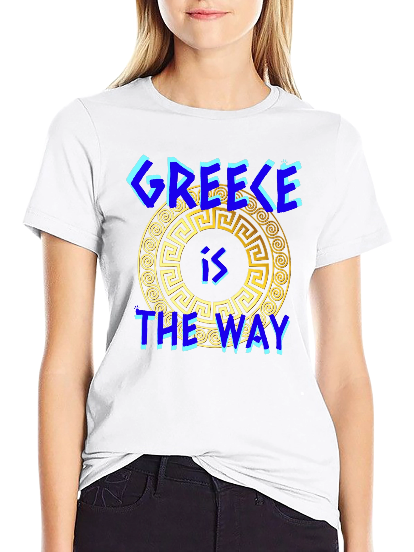 Greece Is The Way Graphic Tee