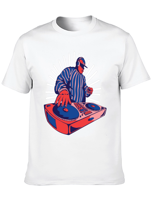 DJ Graphic T-Shirt - Cool Music Lover Tee