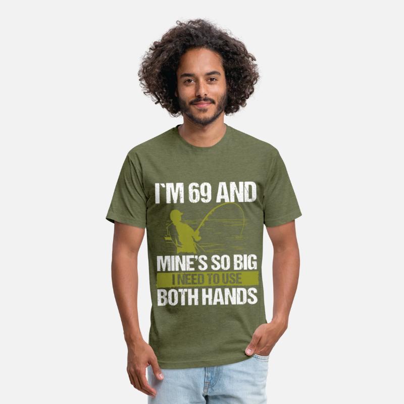 69 Year Old Fishing Lure Fisherman Rod Funny 69