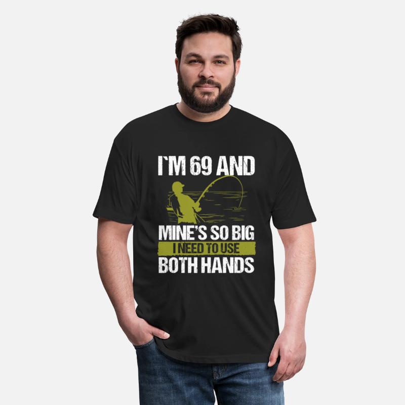 69 Year Old Fishing Lure Fisherman Rod Funny 69